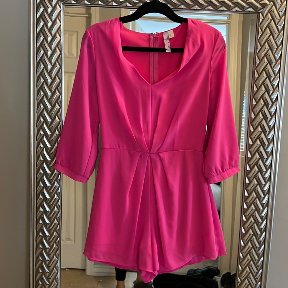 Hot Pink Romper
